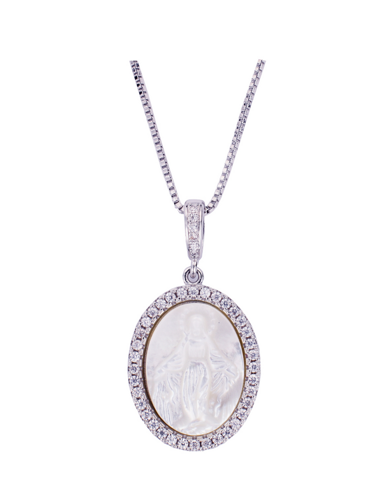 Miraculous Necklace Mother of Pearl Mother's Day Gift Birthday Gift for mom Gift for Wife Inspirational Gift Jewelry