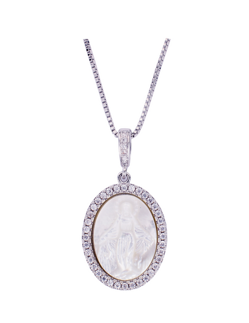 Miraculous Necklace Mother of Pearl Mother's Day Gift Birthday Gift for mom Gift for Wife Inspirational Gift Jewelry