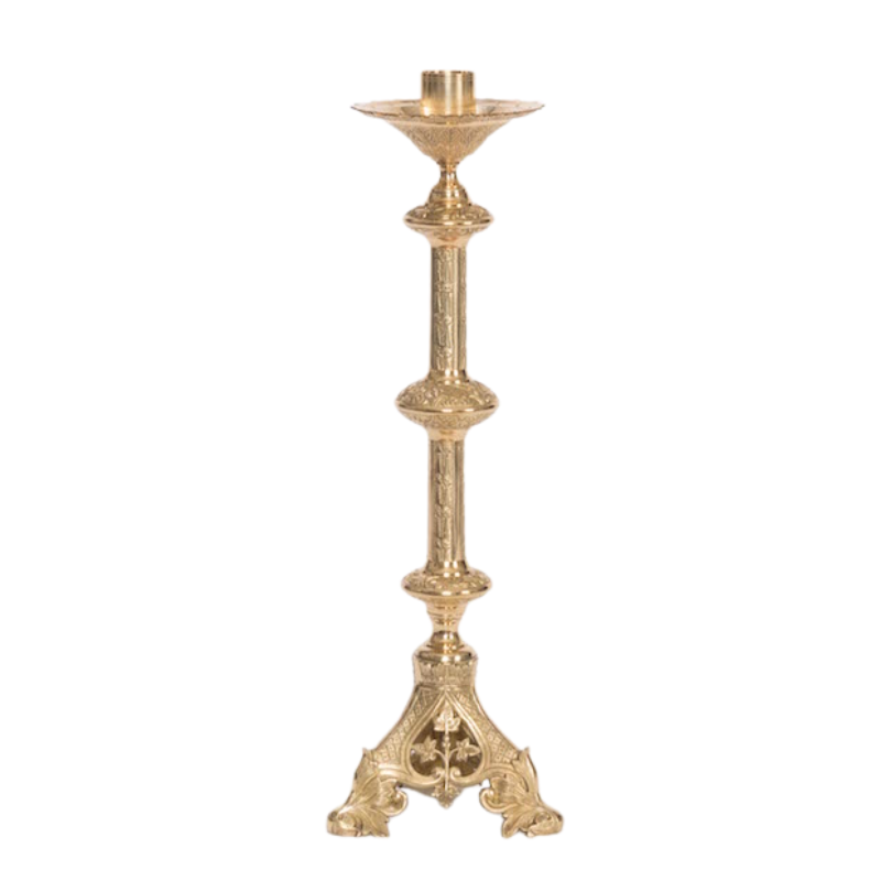 Candelabro de estilo barroco tradicional de 20"