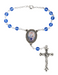 Guardian Guardian Angel Auto Rosary with 6mm Bead Angel Auto RosaryGuardian Angel Blue Auto Rosary with 6mm Bead Guardian Angel Blue beads Auto Rosary