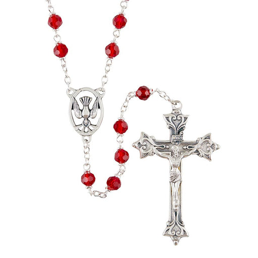 21" Ruby Loc-Link Confirmation Rosary