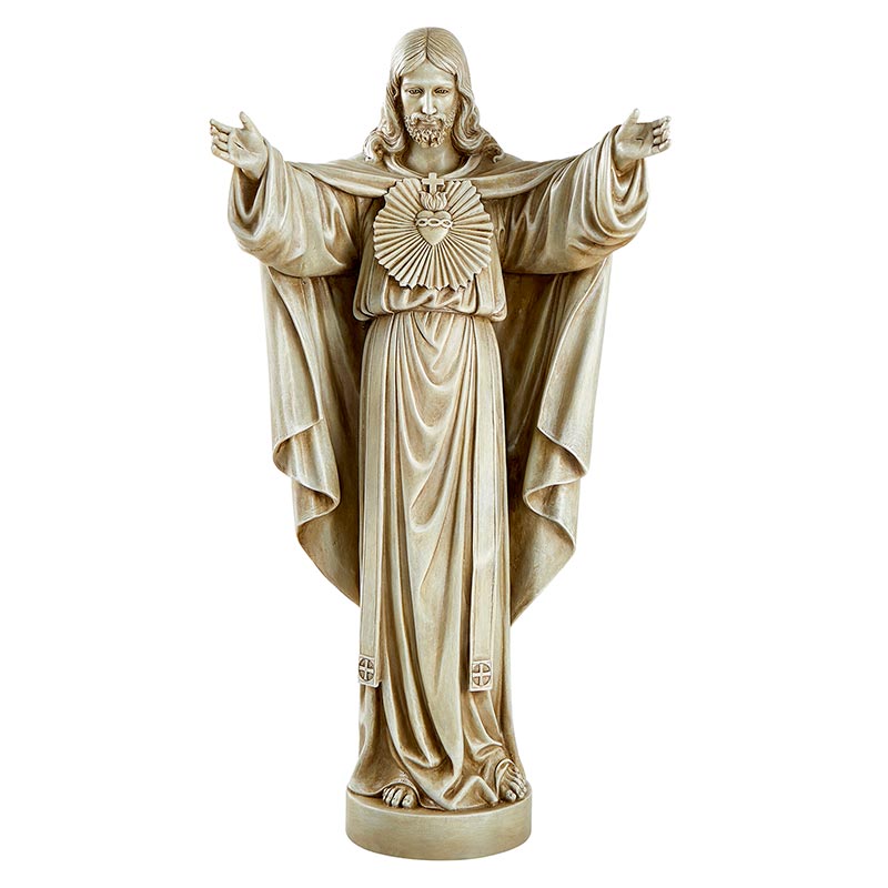 22" Sacred Heart of Jesus Statue