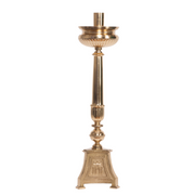 23.5" Traditional JMJ (Jesus, Mary and Joseph) Altar Candlestick Traditional "JMJ" - Jesus, Mary and Joseph 24" Altar Candlestick.