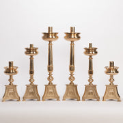 23.5" Traditional JMJ (Jesus, Mary and Joseph) Altar Candlestick Traditional "JMJ" - Jesus, Mary and Joseph 24" Altar Candlestick.