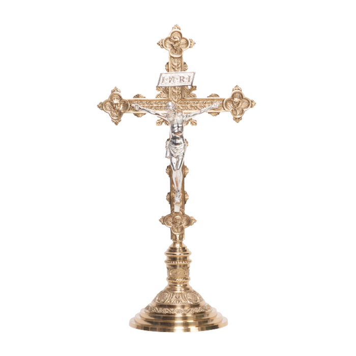 24" Traditional Ornate Altar Crucifix