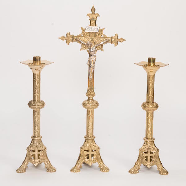 24" Traditional Altar Candlestick Traditional 24" Altar Candlestick.