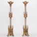 24" Traditional Gothic Candlestick with Marble Stems Traditional Gothic Candlestick with marble stems.