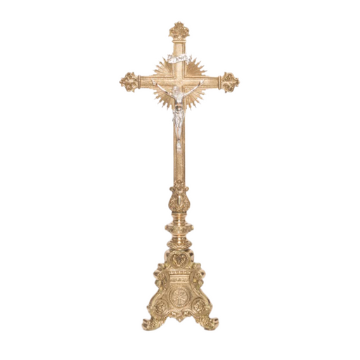 26" Classic Altar Crucifix Classic Brass Altar cross