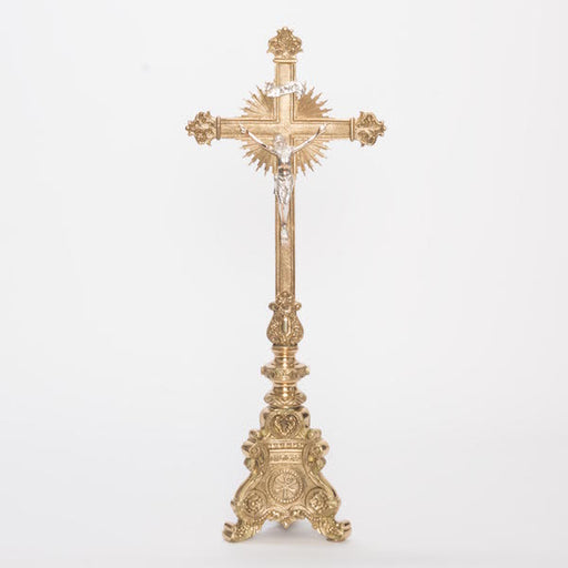 26" Classic Altar Crucifix Classic Brass Altar cross
