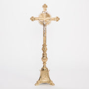 27.5" Solid Brass Altar Crucifix 27 1/2" Altar Cross