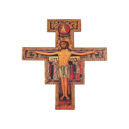28" Saint Damiano Wall Crucifix
