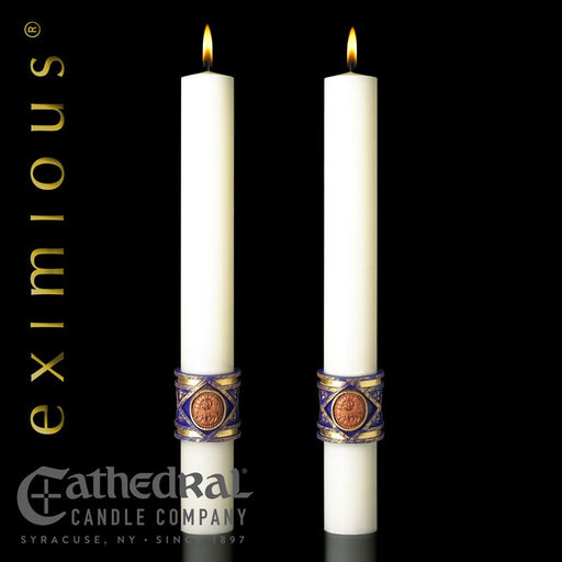 1.5" X 17" Complementing Altar Candle - Lilium