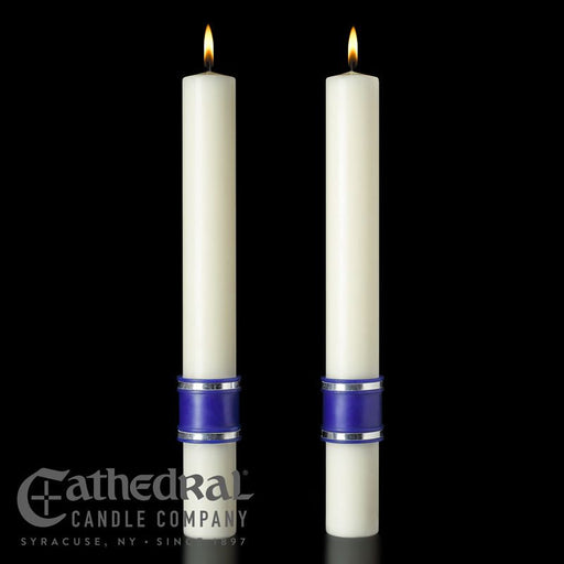 1.5" X 12" Complementing Altar Candle - Messiah