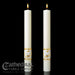 1.5" X 12" Complementing Altar Candle - Ornamented