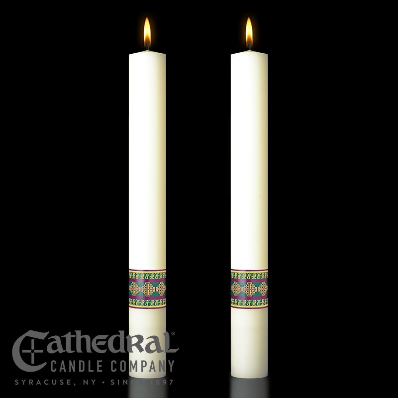 1.5" X 12" Complementing Altar Candle - Prince of Peace
