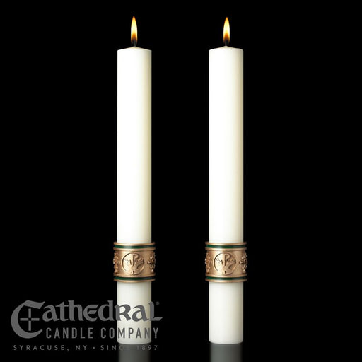 2" X 17" Complementing Altar Candle - St. Francis