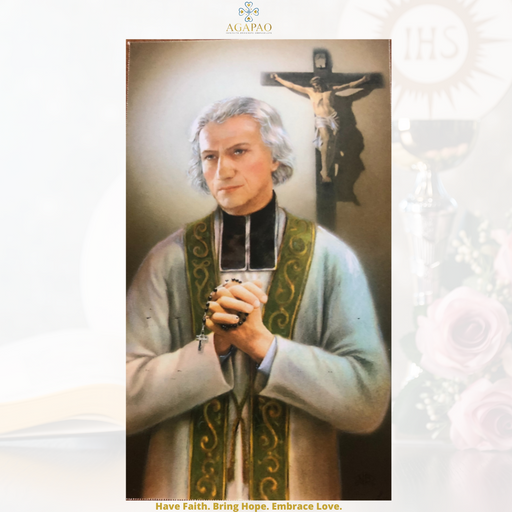 St. John Vianney Laminated Prayer Card