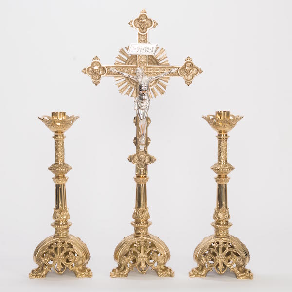 30" Baroque Style Altar Crucifix