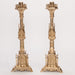 31" Traditional Brass Altar Candlestick Polished Brass and Lacquered Altar Candlestick.