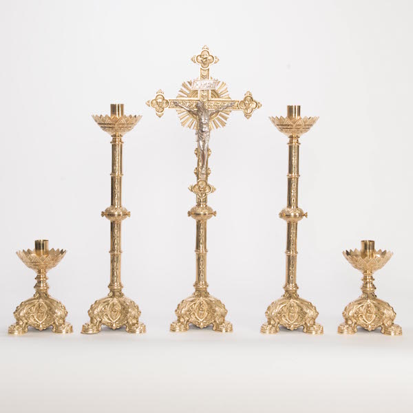 32.5" Baroque Style Altar Crucifix