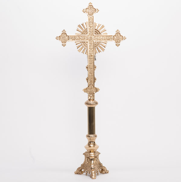 Crucifijo de altar tradicional de la Sagrada Familia de 32"