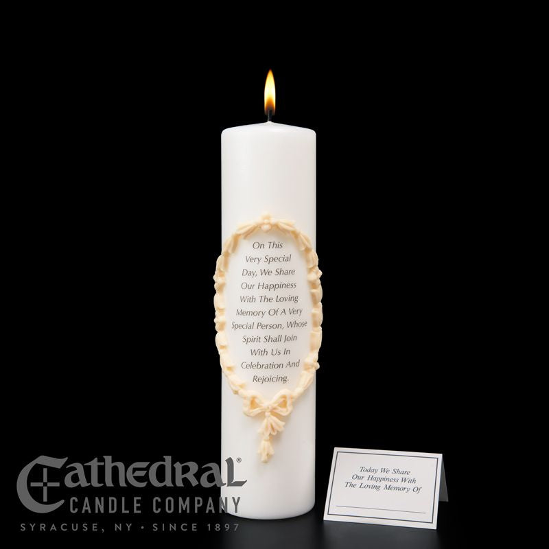 3" X 12" Memorial Candle