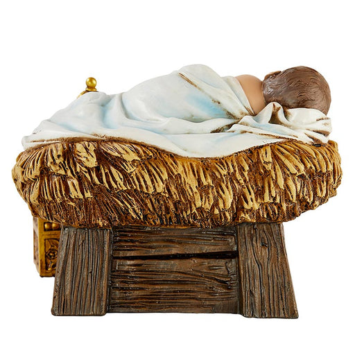 4 12H Christ Child in Manger Nativity Figurine