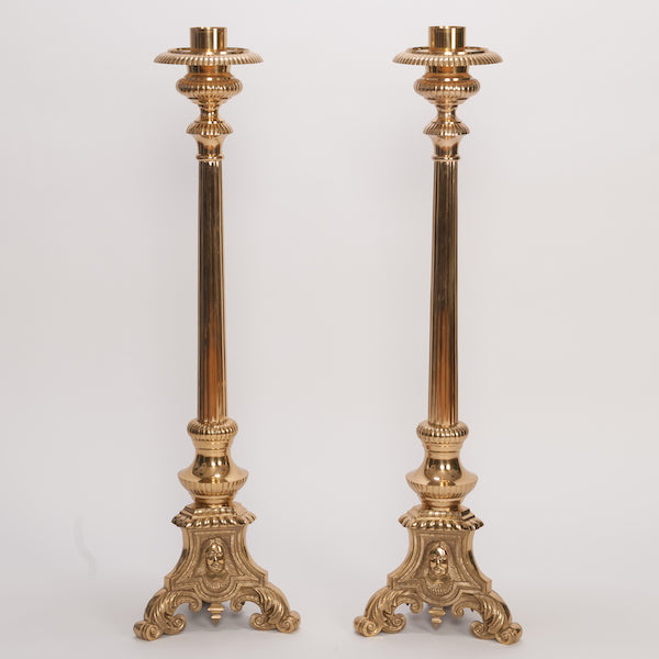 42" Traditional Holy Family Altar Candlestick