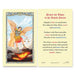 Laminated Holy Card St Michael Prayer For Those In The Armed Forces - 25 Pcs. Per Package