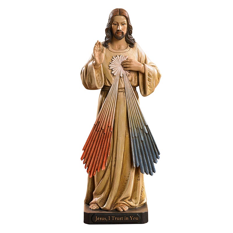 48"H Divine Mercy Statue Statue Statues Catholic Statues Catholic Imagery statues