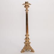 48" Holy Family Paschal Candlestick Traditional Holy Family Brass Paschal Candlestick.