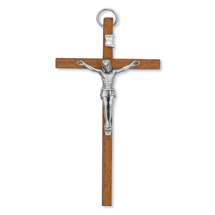 4" Light Brown Crucifix