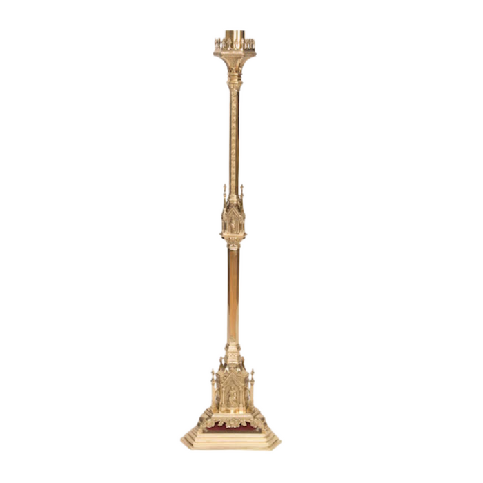 52" Gothic Style Paschal Candlestick Traditional Gothic Style Paschal Candlestick