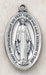 Sterling Silver Miraculous Medal with 27" L Chain