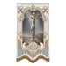 58" H Crucifixion Vintage Banner with Gold Embroidered Accents and Fringes