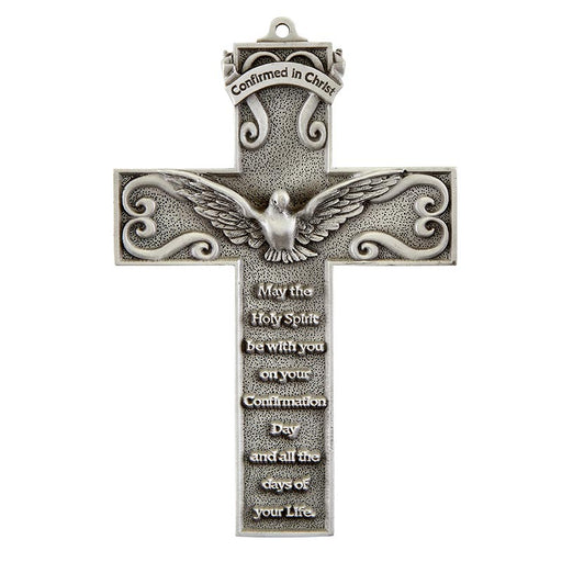 5" Holy Spirit Dove Confirmed in Christ Wall Cross