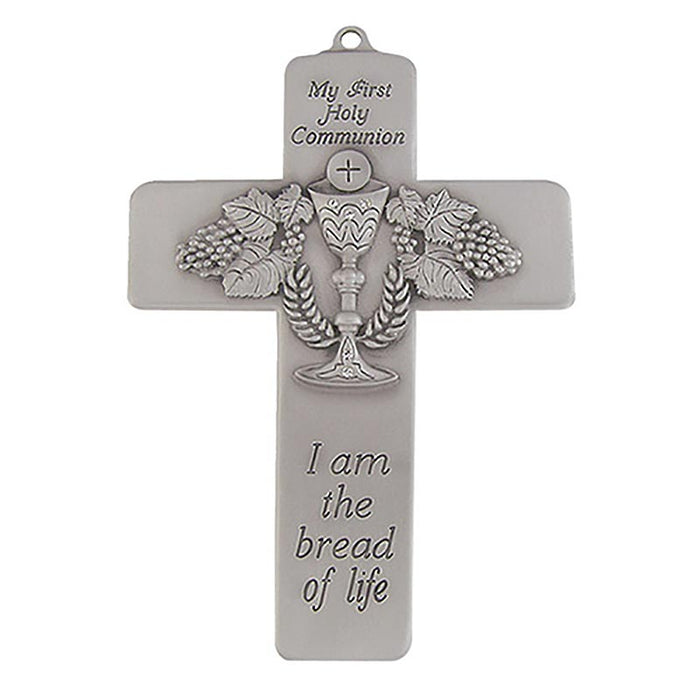5" My First Holy Communion Pewter Wall Cross