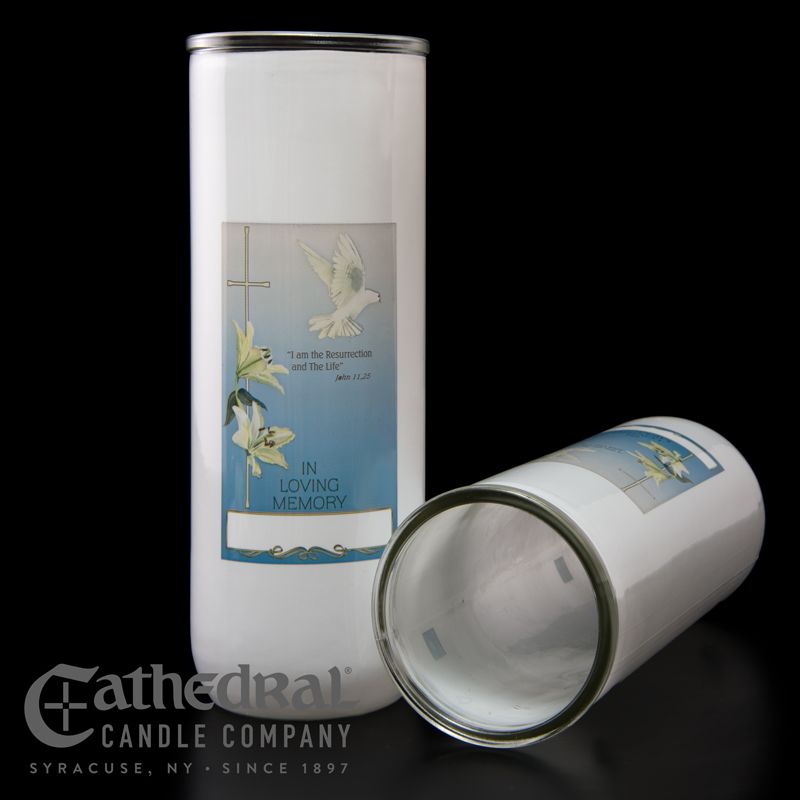 In Loving Memory and En Memoria De - Reusable Inserta-Lite Globe