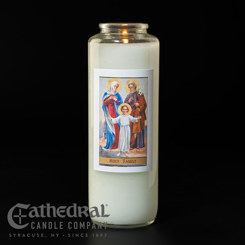 6-Day Sacred Image Devotinal Candle Lights - 1 Piece