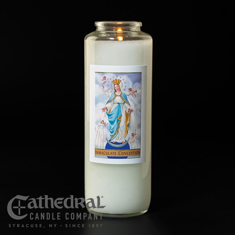 6-Day Sacred Image Devotinal Candle Lights - 1 Piece