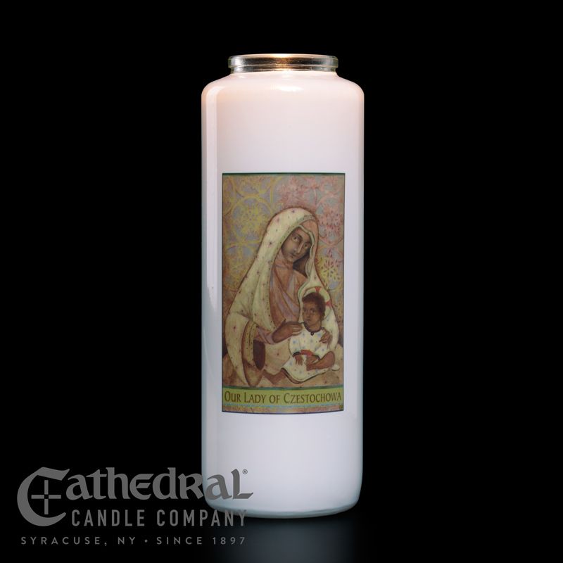 6-Day Sacred Image Devotinal Candle Lights - 1 Piece
