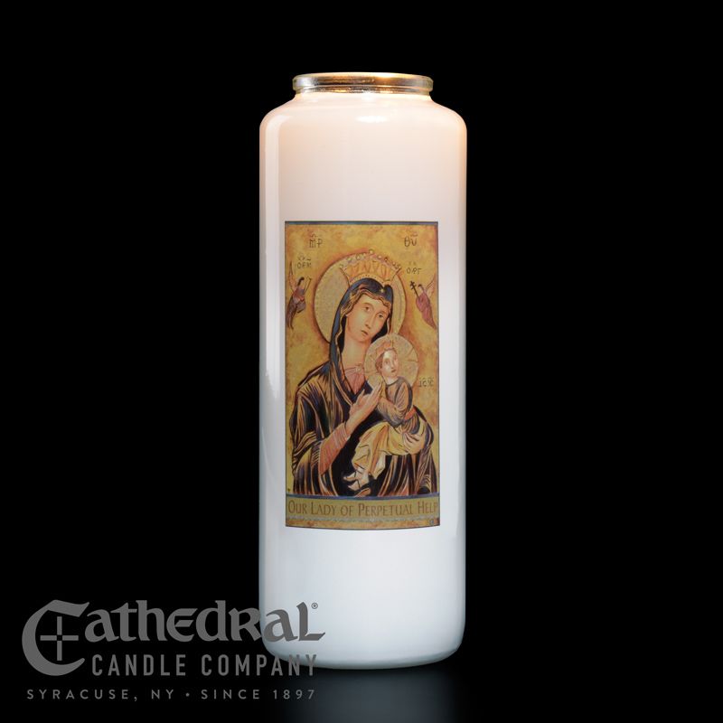 6-Day Sacred Image Devotinal Candle Lights - 1 Piece