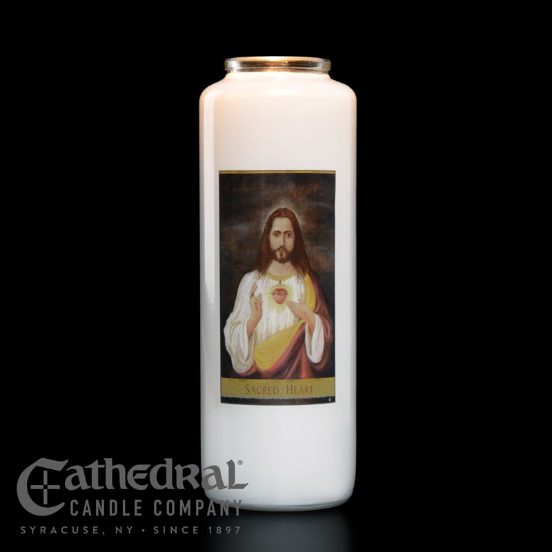 6-Day Sacred Image Devotinal Candle Lights - 1 Piece