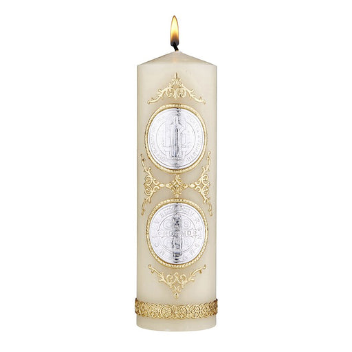 7.75" St. Benedict Devotional Candle
