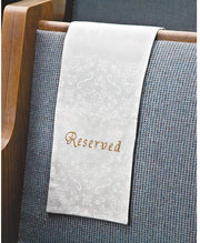 Pew Reserve Cloth - 4 Pieces Per Package