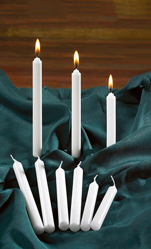 5.75" Polar Devotional Candlelight Service Candles- 250 Pieces Per Box