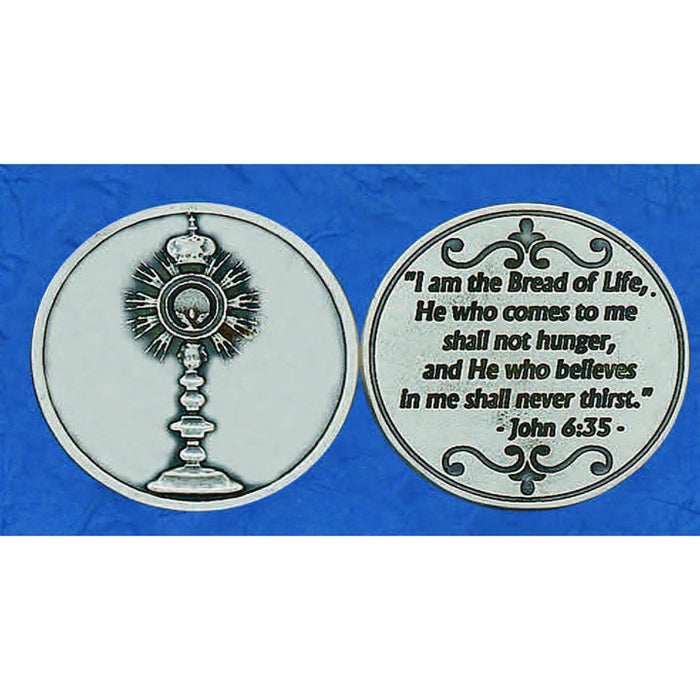 Ordination Card with Removable Monstrance Token