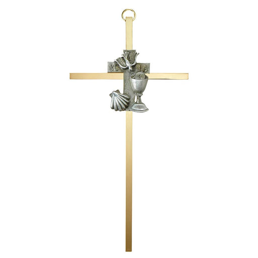7" RCIA Brass Cross - 4 Pieces Per Package