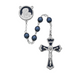 7mm Dark Blue Beads Madonna and Child Rosary Rosary Catholic Gifts Catholic Presents Rosary Gifts
