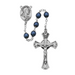 7mm Dark Blue Beads Sacred Heart Rosary Rosary Catholic Gifts Catholic Presents Rosary Gifts